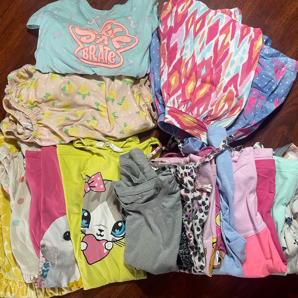 Girls clothes - summer clothes -USED , Worn , washed